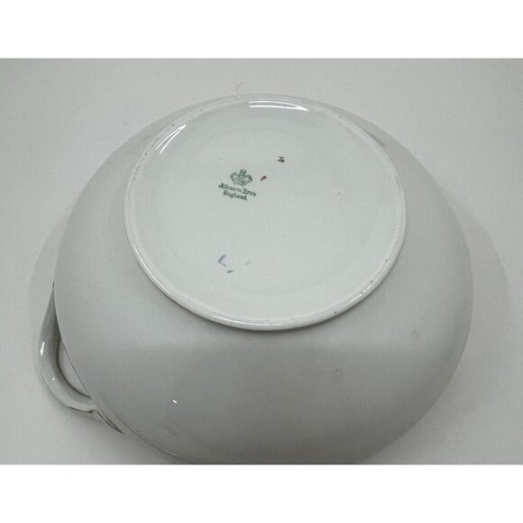 Antique Johnson Brothers Soup Tureen Ironstone with Matching Ladle White - Picture 12 of 16